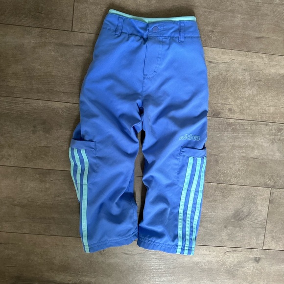 Vintage Y2K Adidas 3T Toddler Girl Retro Cargo Track Pants EUC - Picture 4 of 9